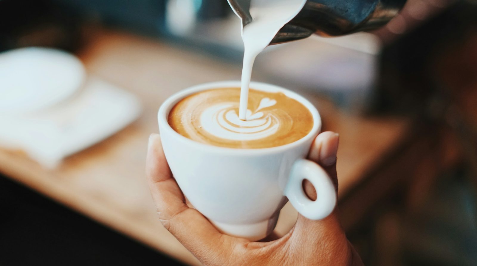 Italian, by the espresso bar